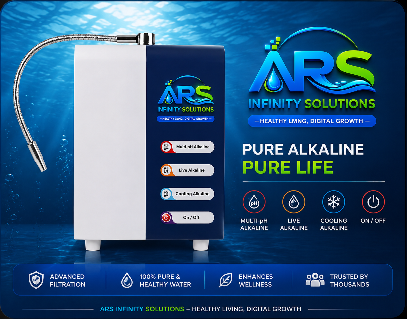 ARS 3 Alkaline Water Ionizer machine photo